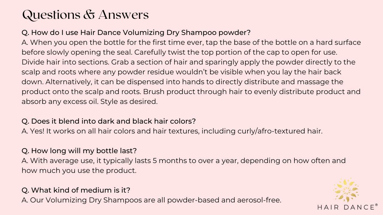 Dry Shampoo Volume Powder | Natural & Organic Ingredients | Non-Aerosol | Made in USA | Talc & Corn Free | For Blonde and Dark Hair | Lavender Oil Scented | 1 Ounce - Image 8