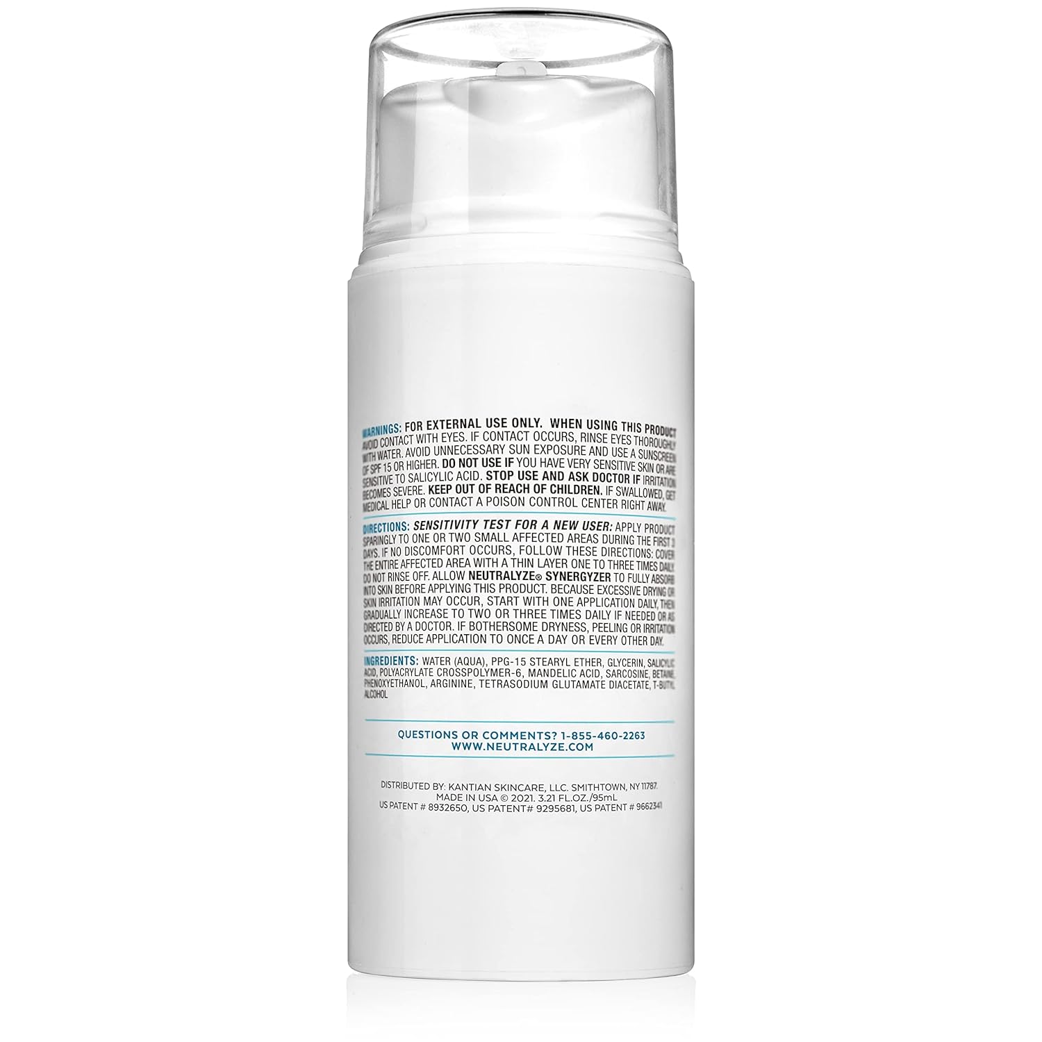 Renewal Complex Acne Moisturizer Cream for Face, Back & Body - 4 oz AHA + BHA Formula - Image 2