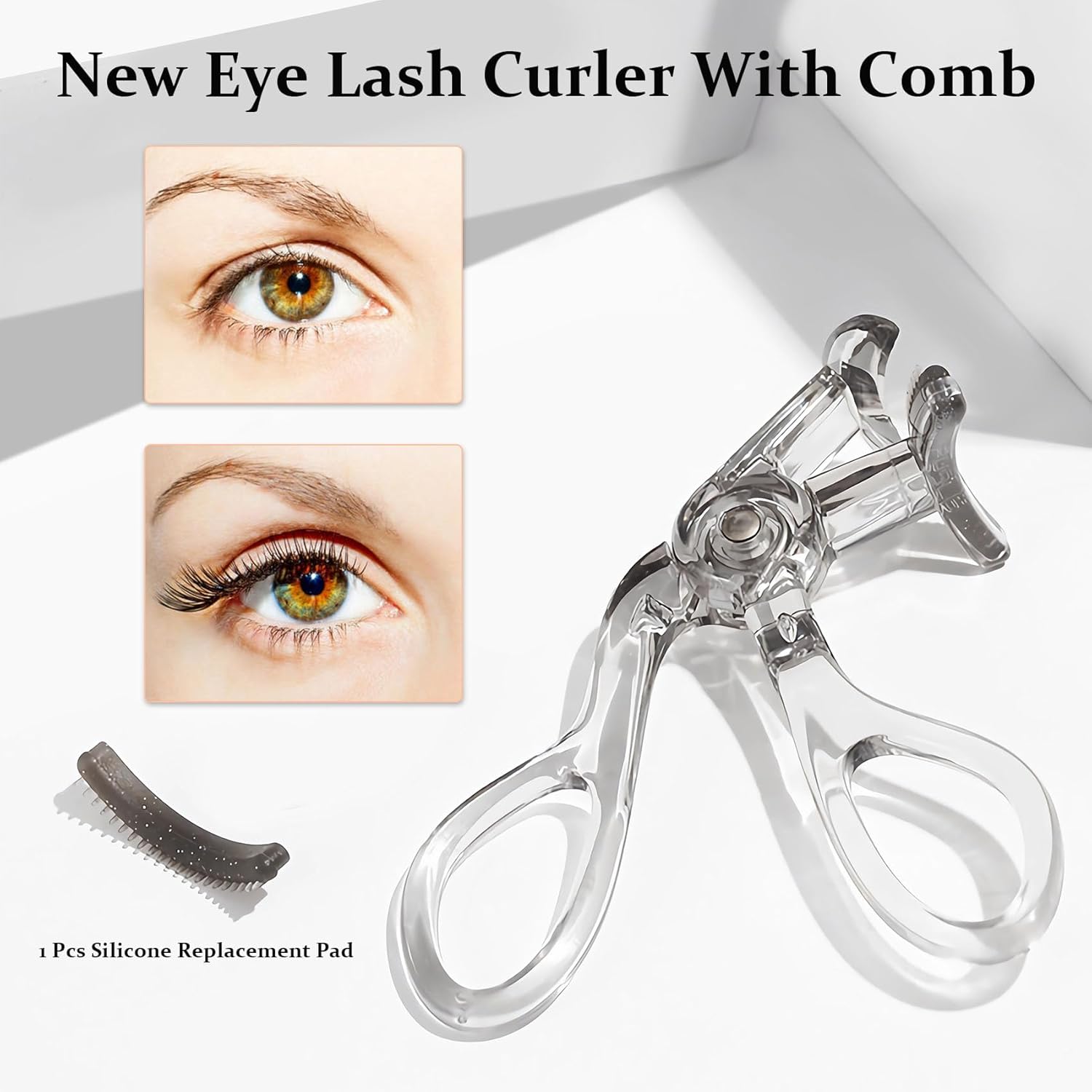 Transform Your Lashes in Seconds with Our Best-Selling Eyelash CurlerEyelash Curlers, New Eye Lash Curler Best Seller with Silicone Replacement Pads, Cute Eyelash Curler - Image 3