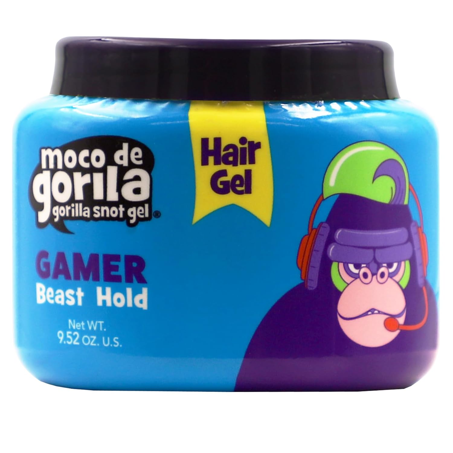 Moco de Gorila Gamer, Hair Styling Gel, Gives your Hairstyle a Long-Lasting Effect, Reactivate with Water, High Fixation, 3-Pack of 9.52 Oz Each, 3 Jars - Image 2
