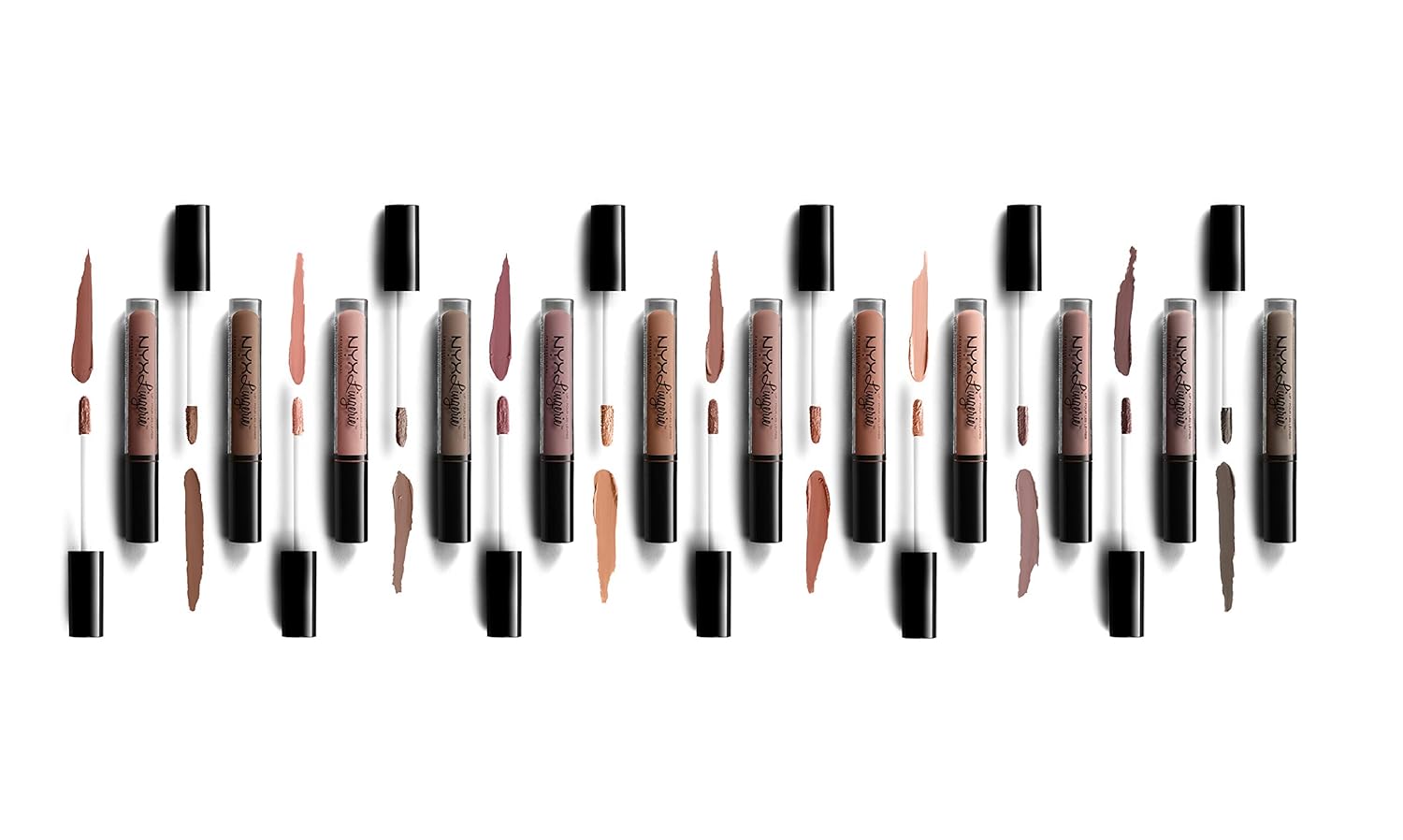 NYX PROFESSIONAL MAKEUP Lip Lingerie Matte Liquid Lipstick - After Hours (Warm Brown Nude) - Image 5
