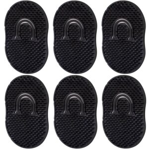 Portable Grooming Set: Plastic Massage Combs, Beard Brush, Scalp Shampoo Brush, and Pet Grooming Brushes for Home and Travel (6 Pack)