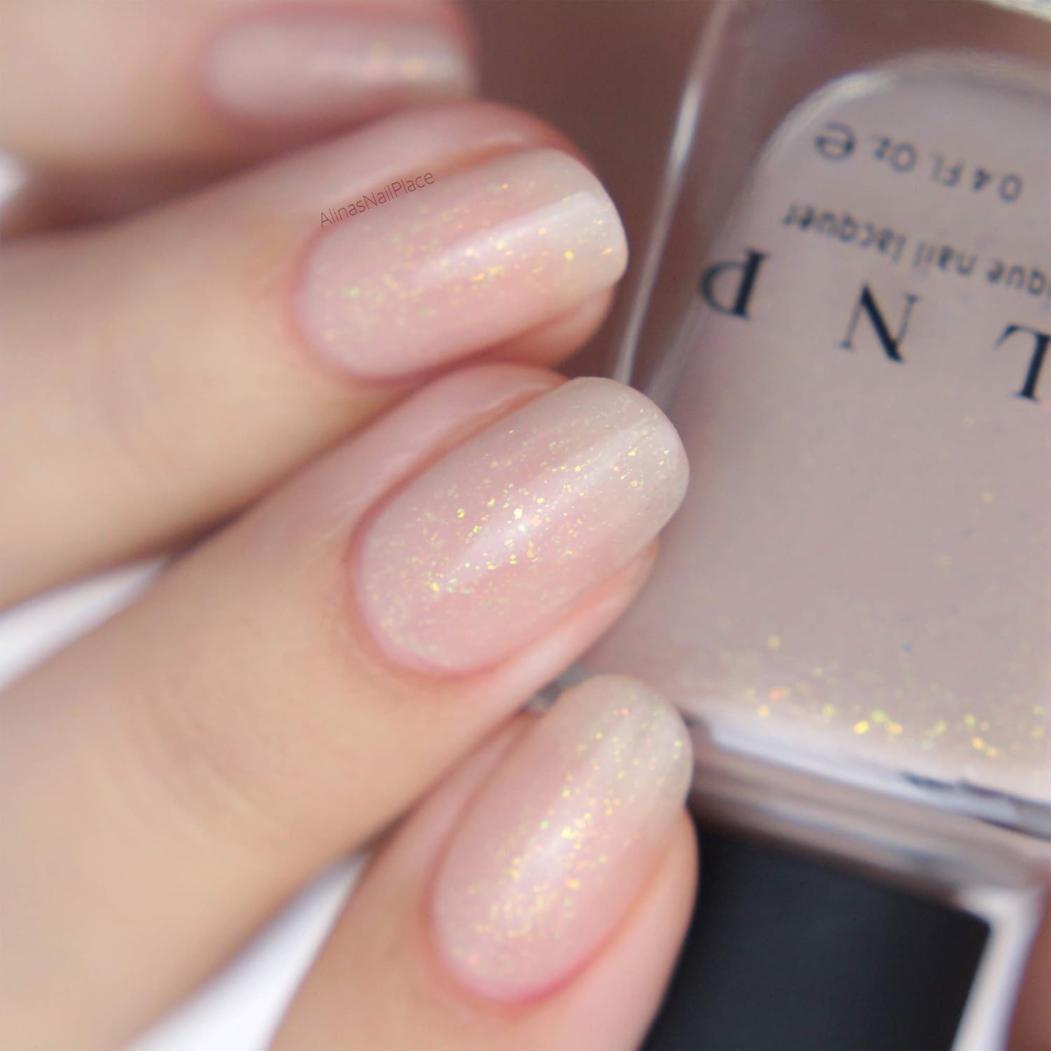 ILNP Poised - Cream Shimmer Sheer Jelly Nail Polish - Image 8