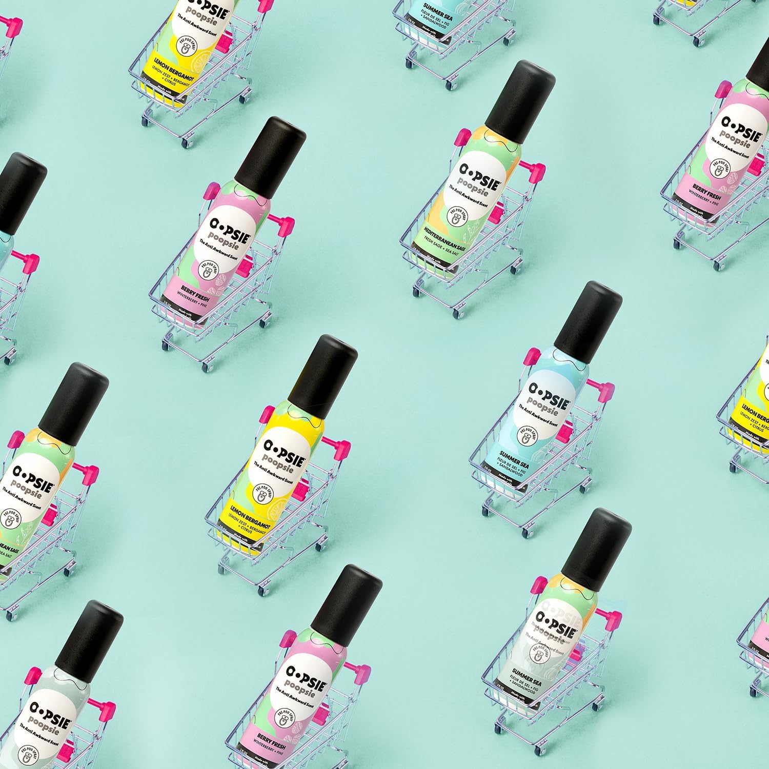 Pre-Poo toilet spray, discreet & portable original odor deodorizer scents. Pocket-friendly pre-poo spray to use on the go 2oz 8-bottle variety pack for 8-distinct aroma experience - Image 5