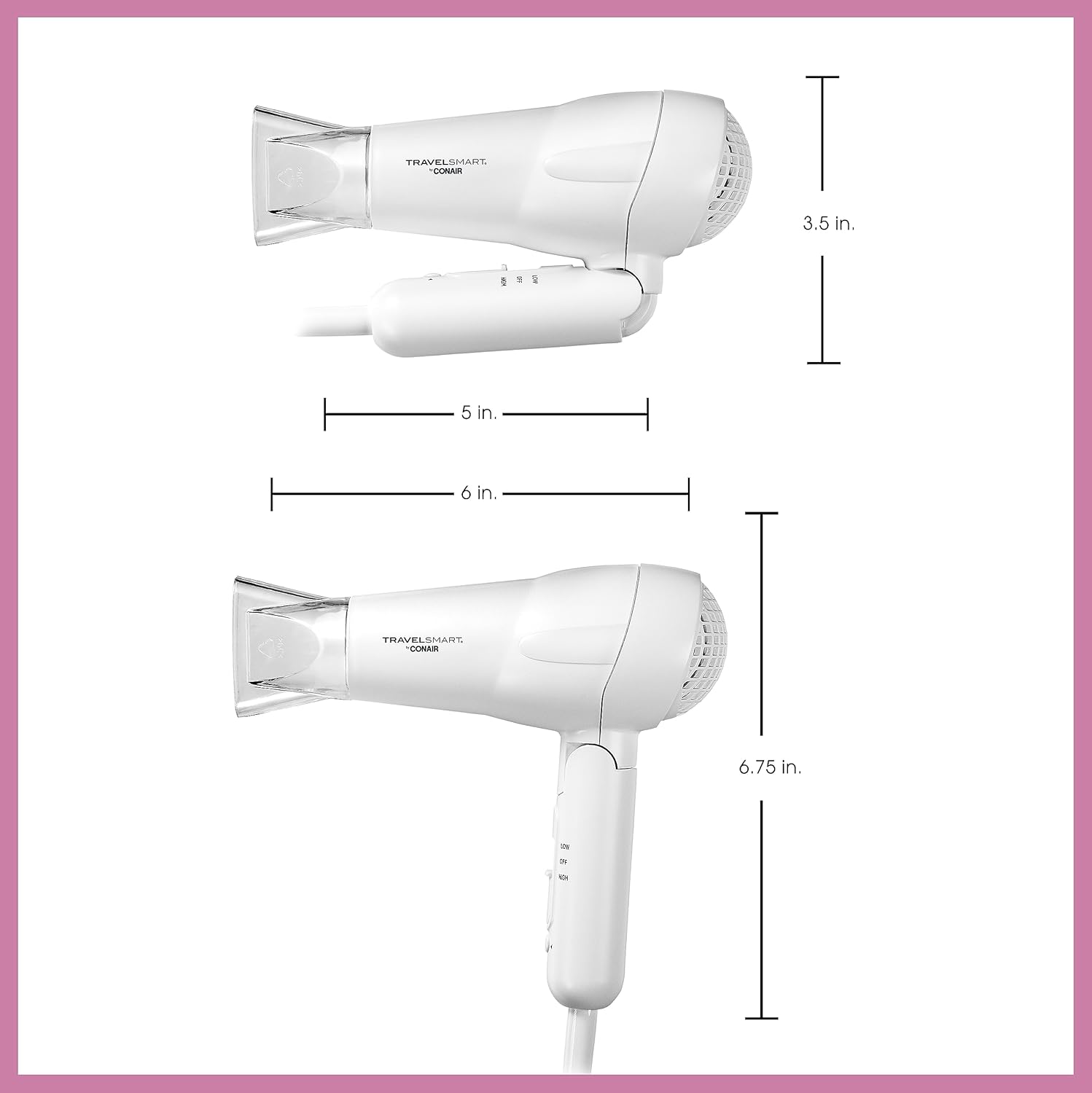 MINI PRO TRAVEL HAIR DRYER - Image 5