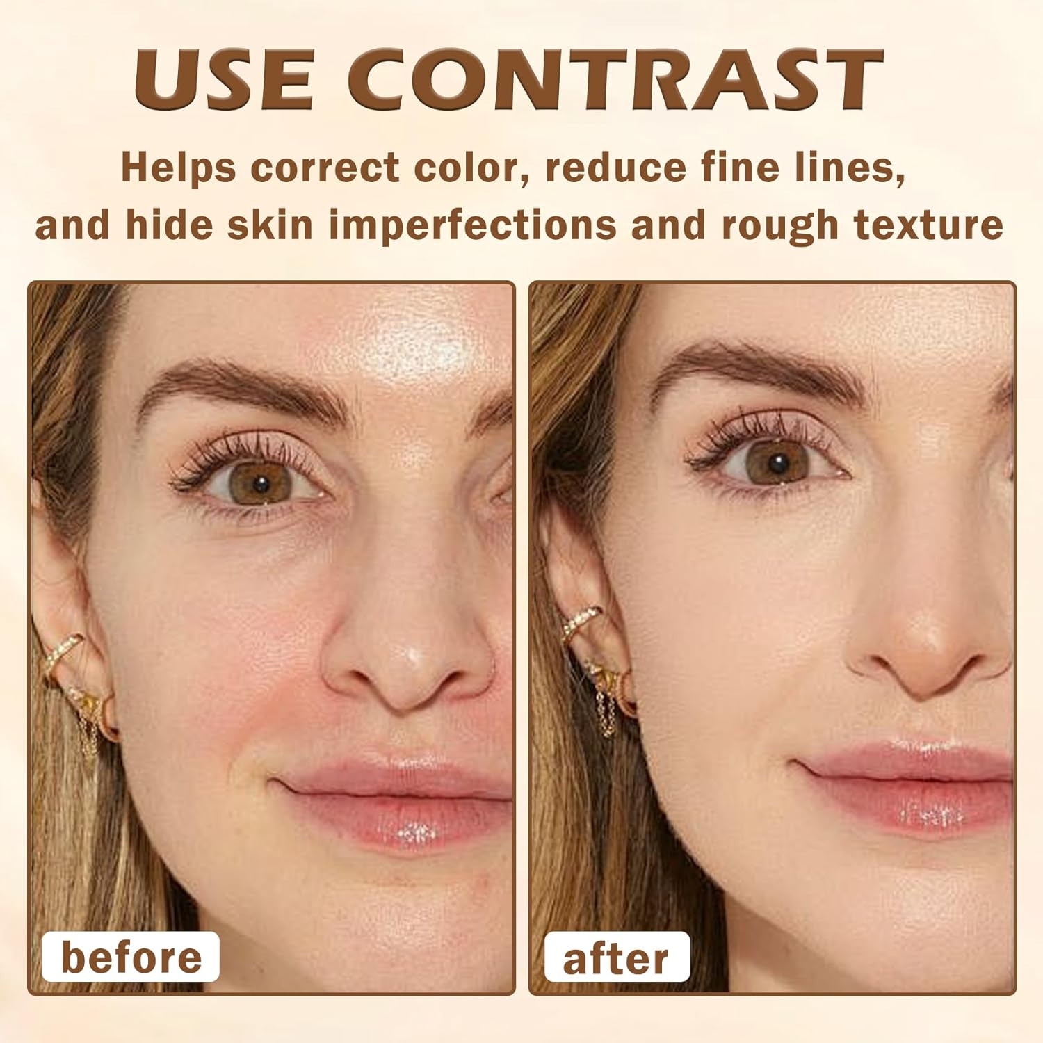 AIUEO Magic Minerals Airbrush Foundation Silk Smooth Airbrush Spray Foundation Full Coverage Flawless Setting Spray Makeup-Nude - Image 3