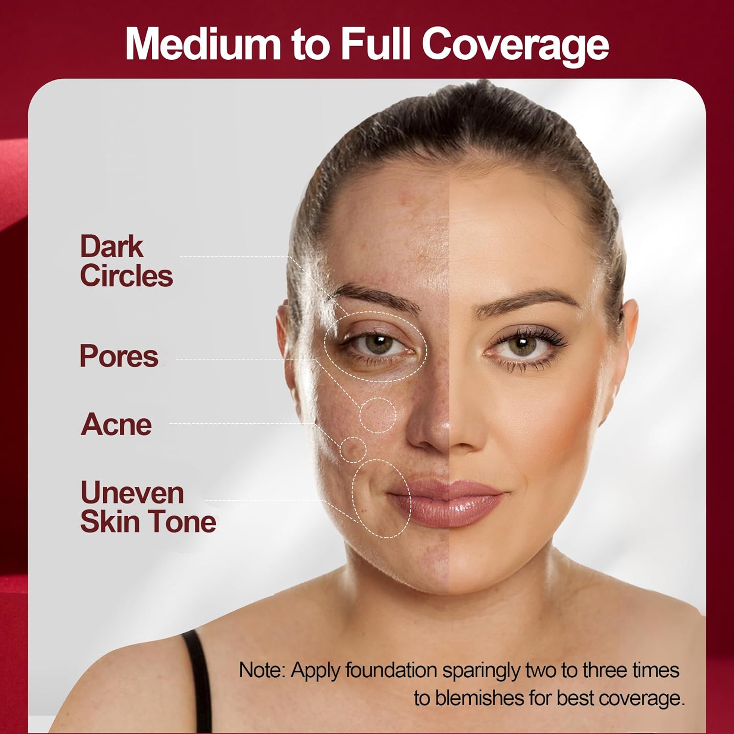 FV Waterproof Foundation, Medium Coverage, Oil-free & Long Lasting, Lightweight, Matte Foundation for Oily/Normal Skin, Transfer Proof Liquid Foundation Makeup, 30g, Ivory - Image 5