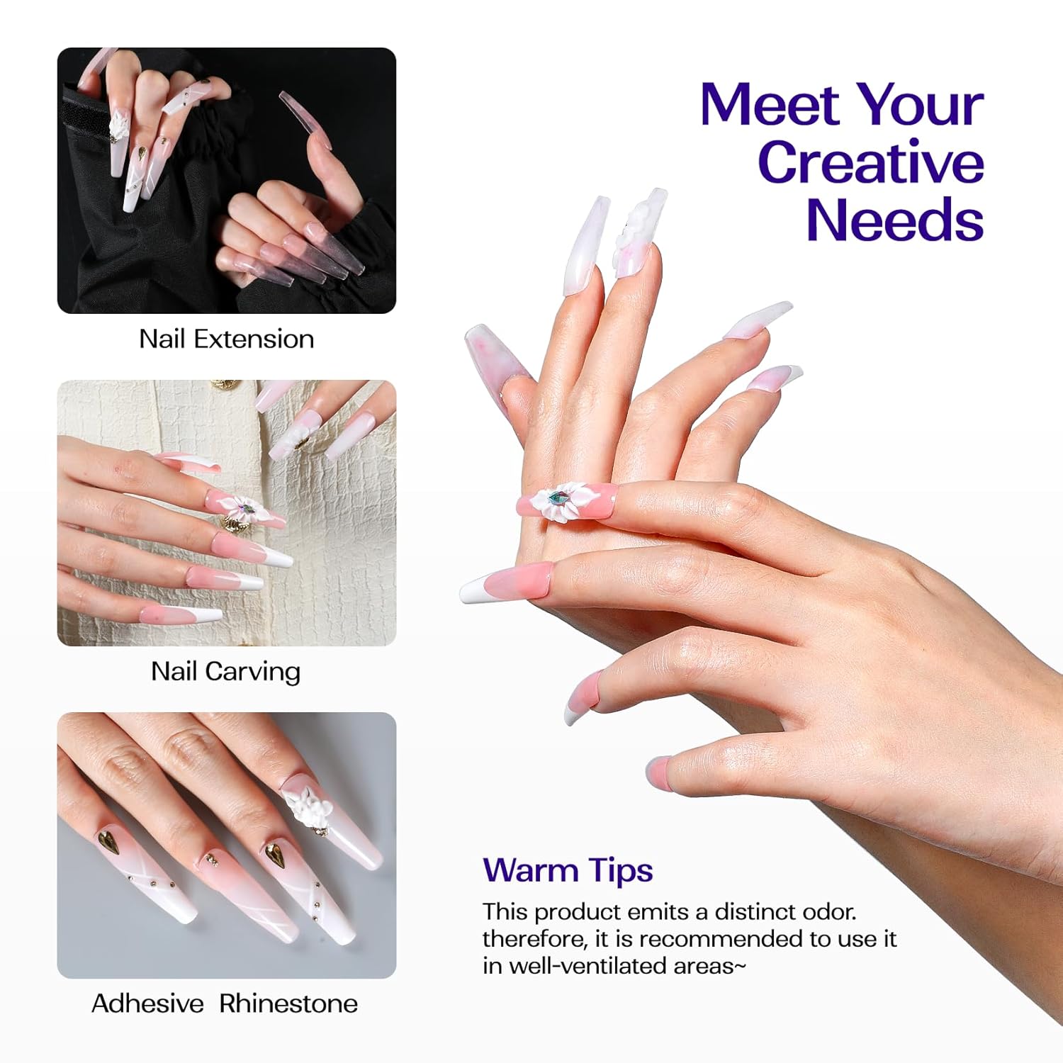 Professional Acrylic Nail Liquid for Nail: 4fl.oz Acrylic Liquid with Nail Brush for Beginners at Home DIY Nail Salon Use Non-Yellowing MMA-Free - Image 6