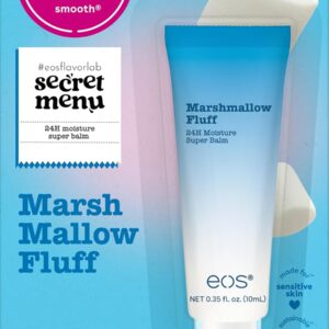 eos 24H Moisture Super Balm - Marshmallow Fluff, Lip mask, Moisturizing, Lip Treatment, Limited-Edition Skincare, 0.35 fl oz