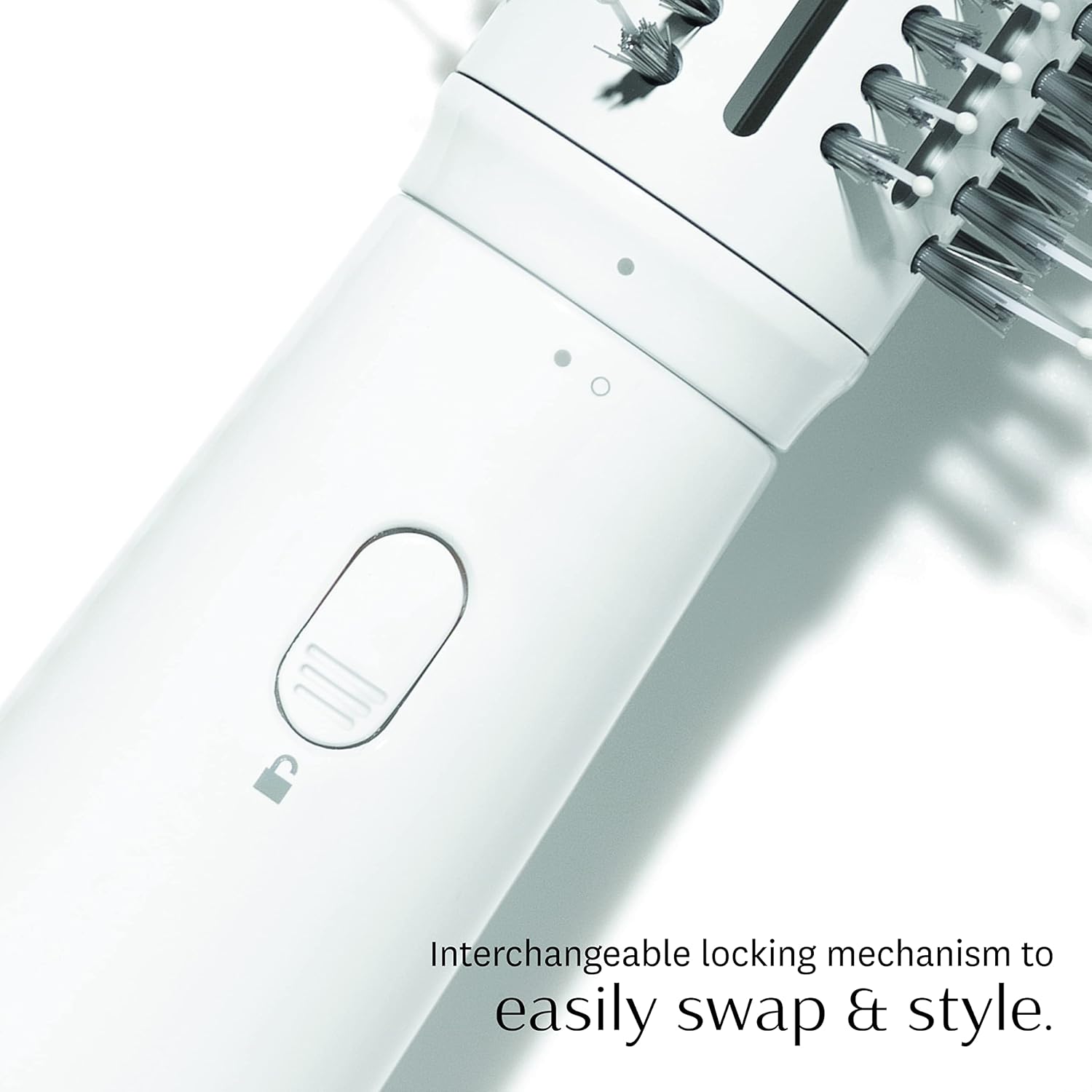 T3 AireBrush Duo Interchangeable Hot Air Blow Dry Brush with Two Attachments � Includes 15 Heat and Speed Combinations, T3 IonFlow Technology, Volume Booster Switch, Lock-in Cool Shot - Image 13