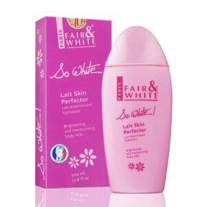 FAIR & WHITE So White, Skin Brightening Lotion - 500 ml / 17.6 Fl oz - Daily Moisturizing Body Lotion