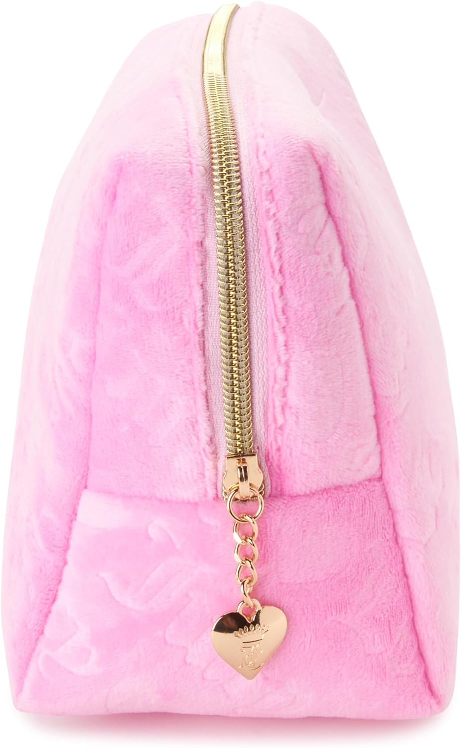 Juicy Couture Women's Cosmetics Bag - Travel Makeup and Toiletries Clutch Wedge Pouch, Pink - Image 5