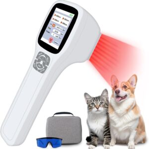 Laser Therapy Device for Pain Relief, 980nm+905nm+808nm+650nm, Hand Held Red Light Therapy Device, Cold Laser Therapy Device for Dogs Horses Cats Accelerate Healing, Pet Laser Therapy, Equine