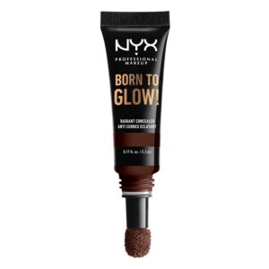 NYX PROFESSIONAL MAKEUP Born To Glow Radiant Concealer, Medium Coverage - Deep Espresso
