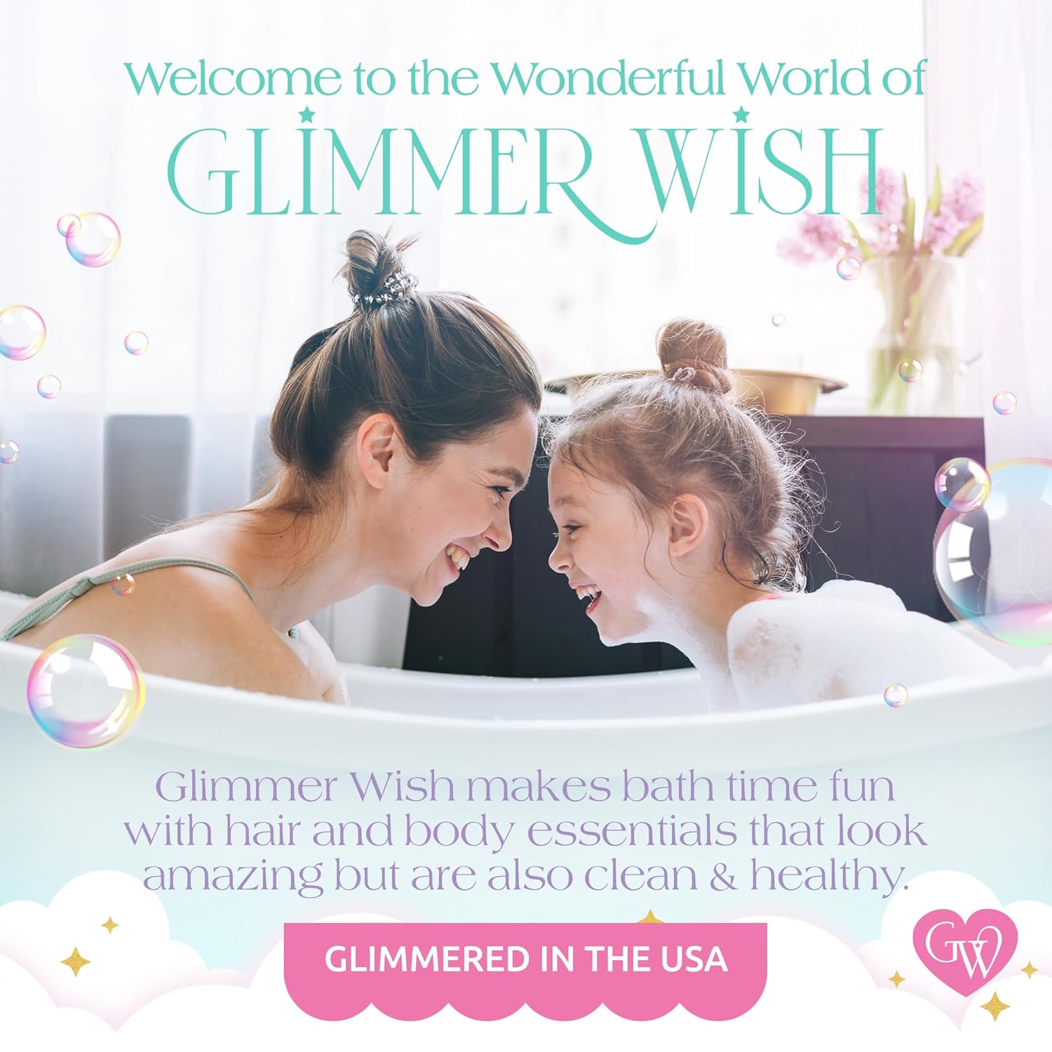 Glimmer Wish Mermaid Detangling Hair Brush for Kids - Anti Frizz and Anti Static - Soft and Long Bristles to Detangle With Ease - Gentle on Hair Kids Hair Brush - Image 8
