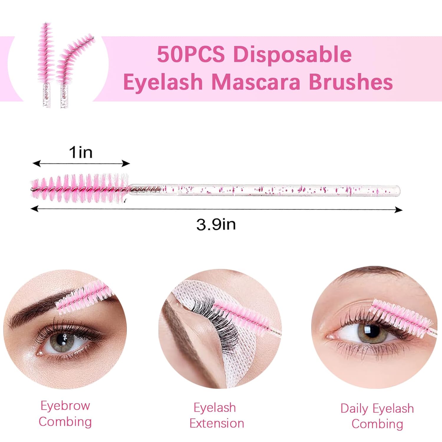 Premium Lash Shampoo and Cleanser Kit with Lash Fan, 60ml Eyelash Foam Cleanser, Facial Cleansing Brush, Eyelash Brush and Wash Bottle for Eyelash Extensions - Effective Eyelash Cleaning Solution - Image 5