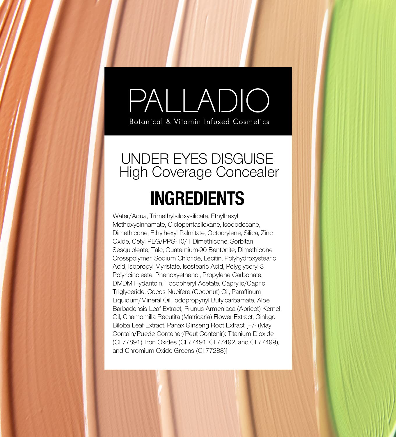 Palladio Full Coverage Concealer, Under Eyes Disguise, Creamy Face and Eye Concealer, Evens Skin Tone, Conceals Blemishes, Dark Circles and Fine Lines, Use with Concealer Brush, Peach Tea - Image 4