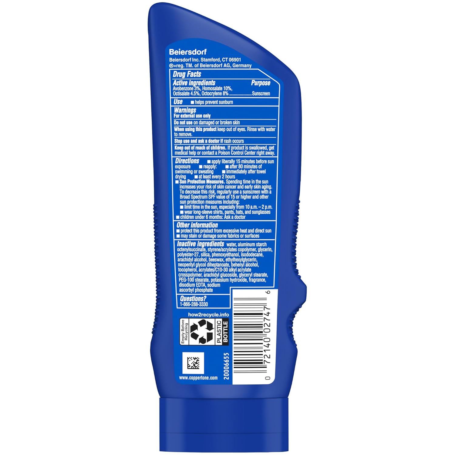 Coppertone SPORT Sunscreen SPF 50 Lotion, Water Resistant Sunscreen, Body Sunscreen Lotion, 7 Fl Oz - Image 11