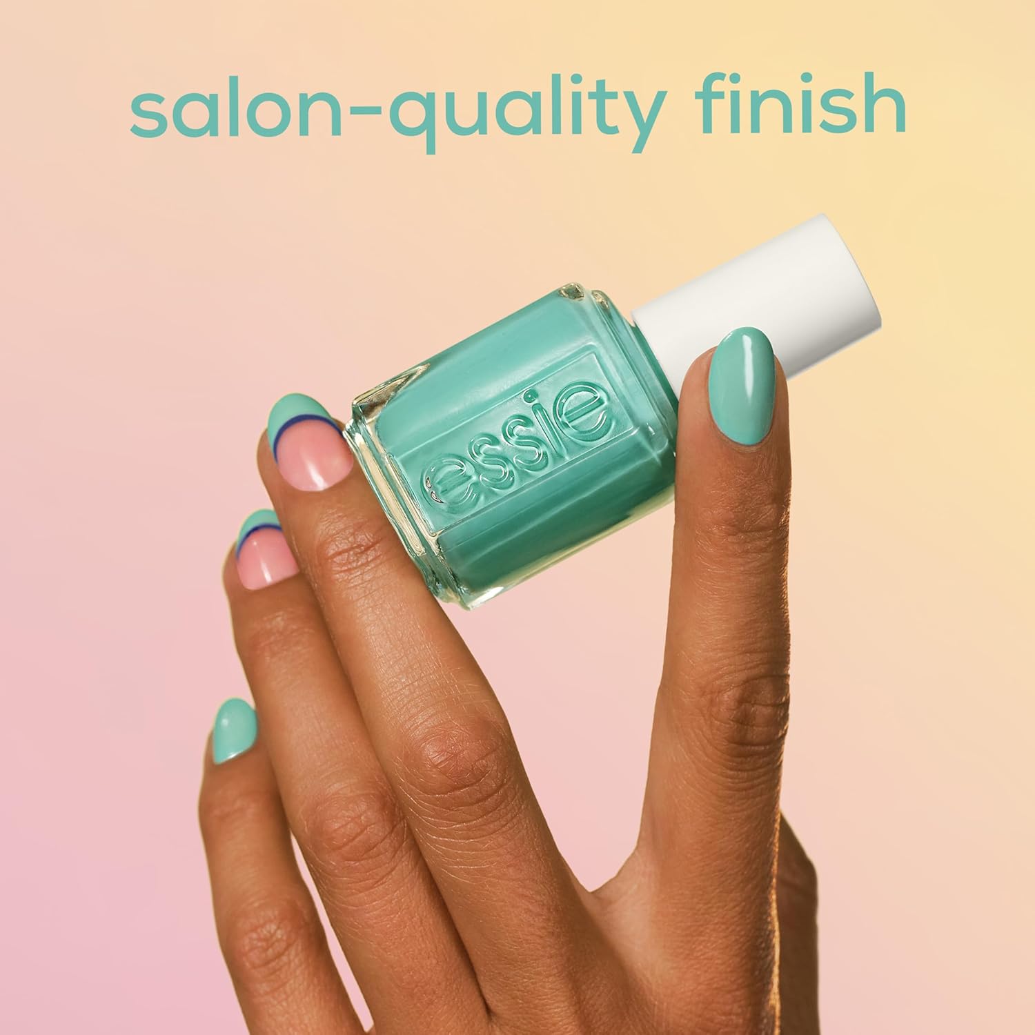 essie Nail Art Studio Special Effects Polish, Shimmer, Riviera Rush, Blue Nail Polish, Vegan, Bikini Snapped, 0.46 fl oz - Image 6