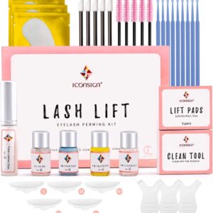 Lash Lift Kit - Upgraded for 2025 | Professional Instant Perming, Lifting & Curling for Eyelashes | Semi-Permanent Salon & DIY Home Use | Includes Eye Shields, Pads, and Accessories
