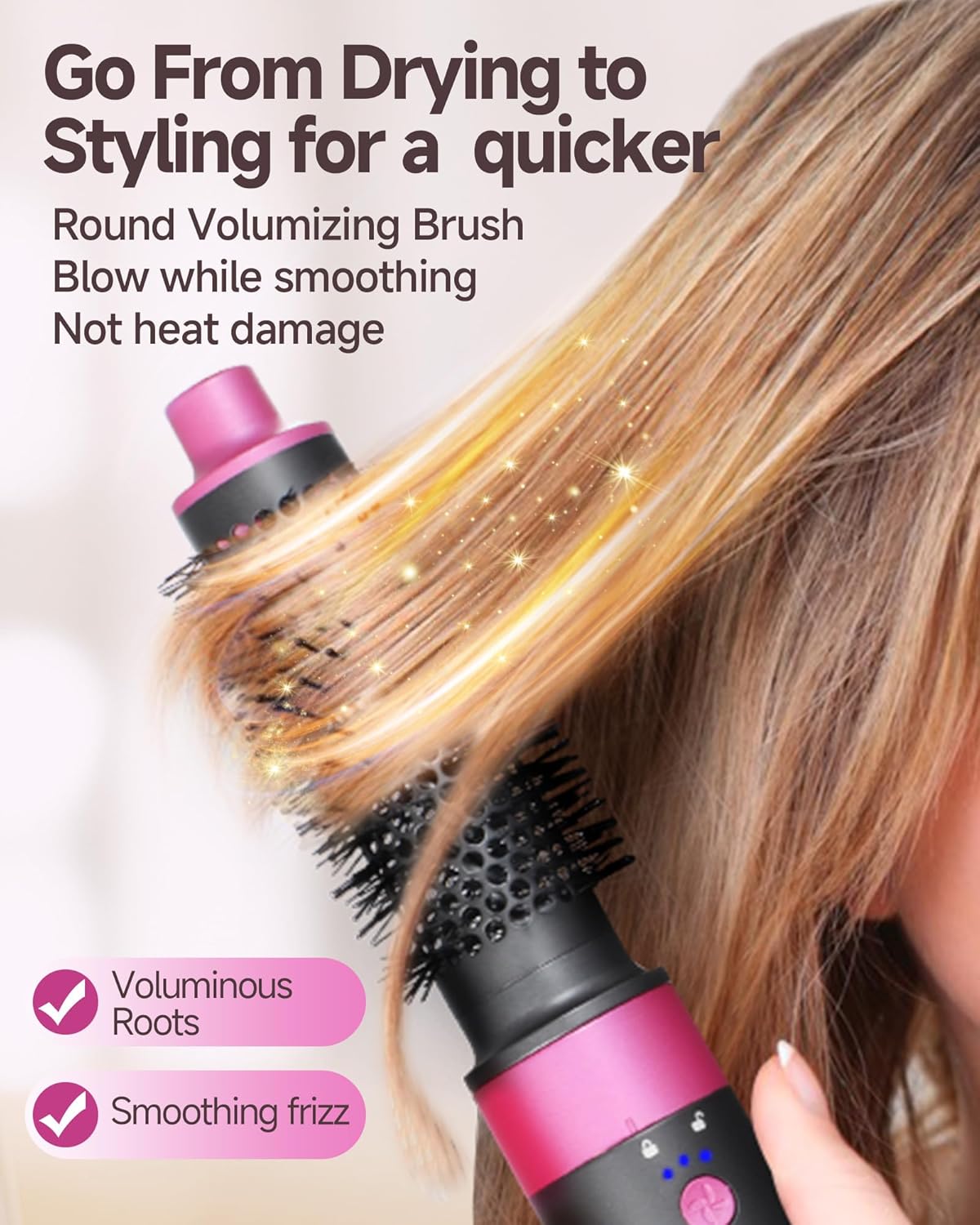 5 in 1 Professional Hair Dryer Brush with 50 Million Negative Ions Fast Drying Curling Volumizing 110000 RPM - Image 6