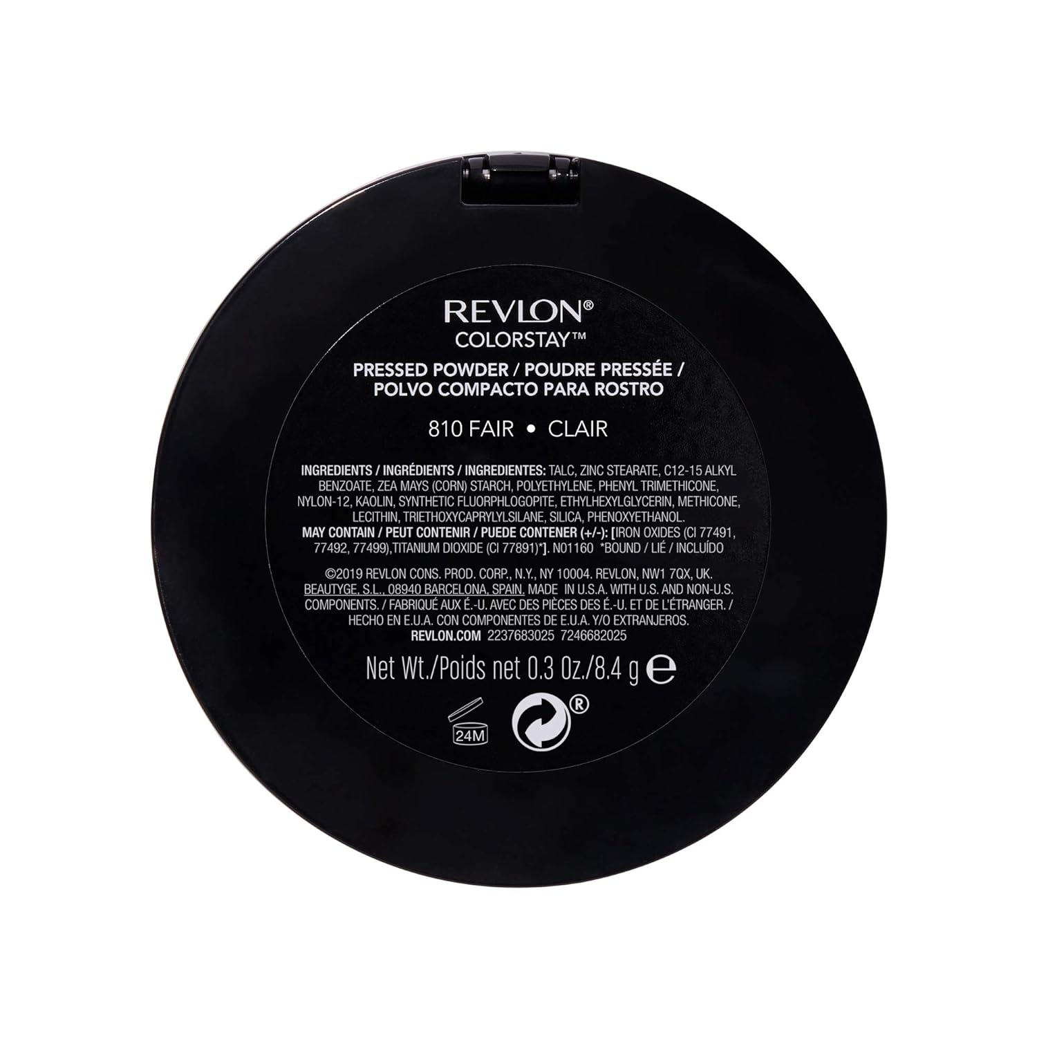 Revlon ColorStay Pressed Powder Face Makeup, Longwearing, Fragrance-Free, Noncomedogenic, 810 Fair, 0.3 oz - Image 8