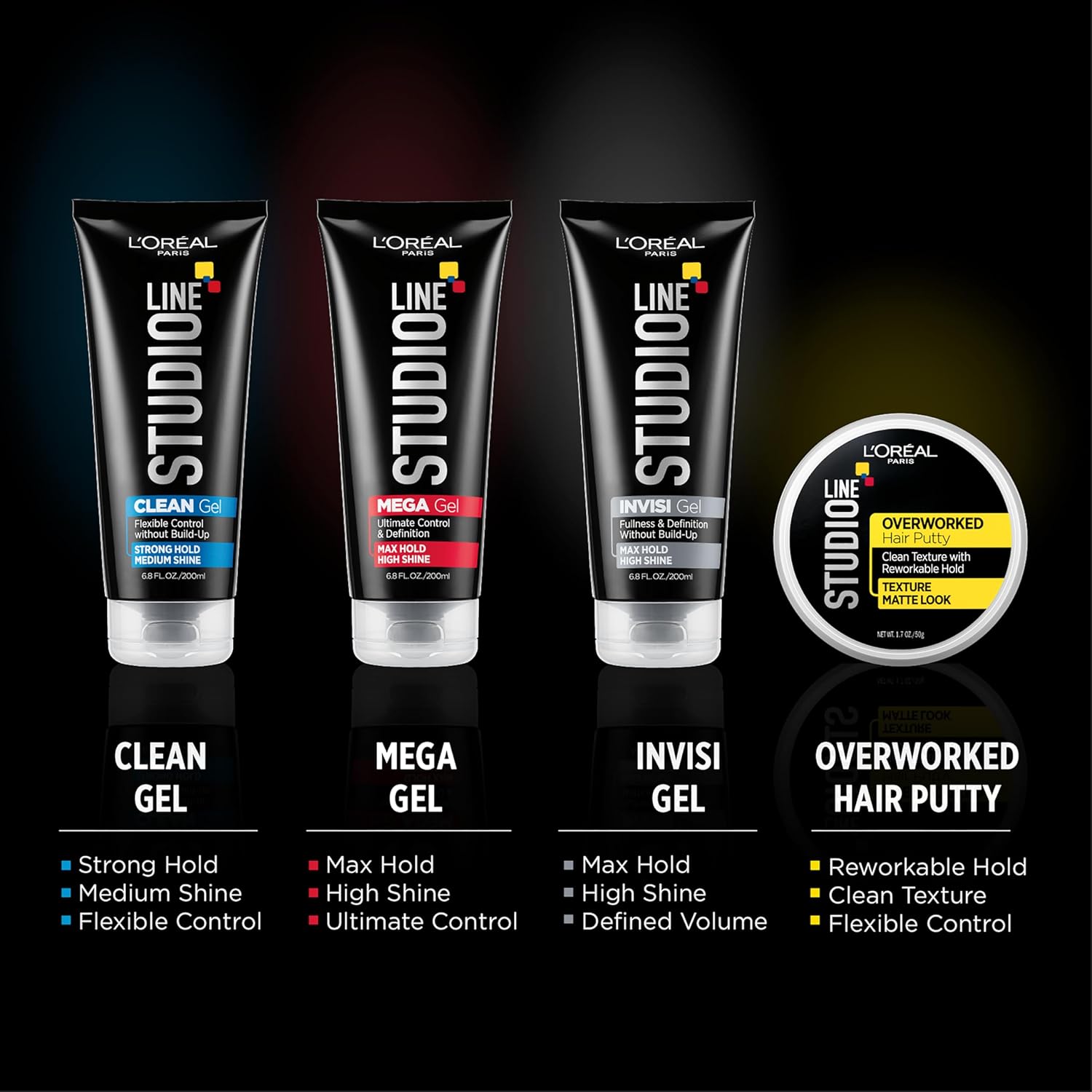 L'Oreal Paris Studio Line Clear Minded Clean Gel - Strong Hold 6.8 fl; oz. - Image 4