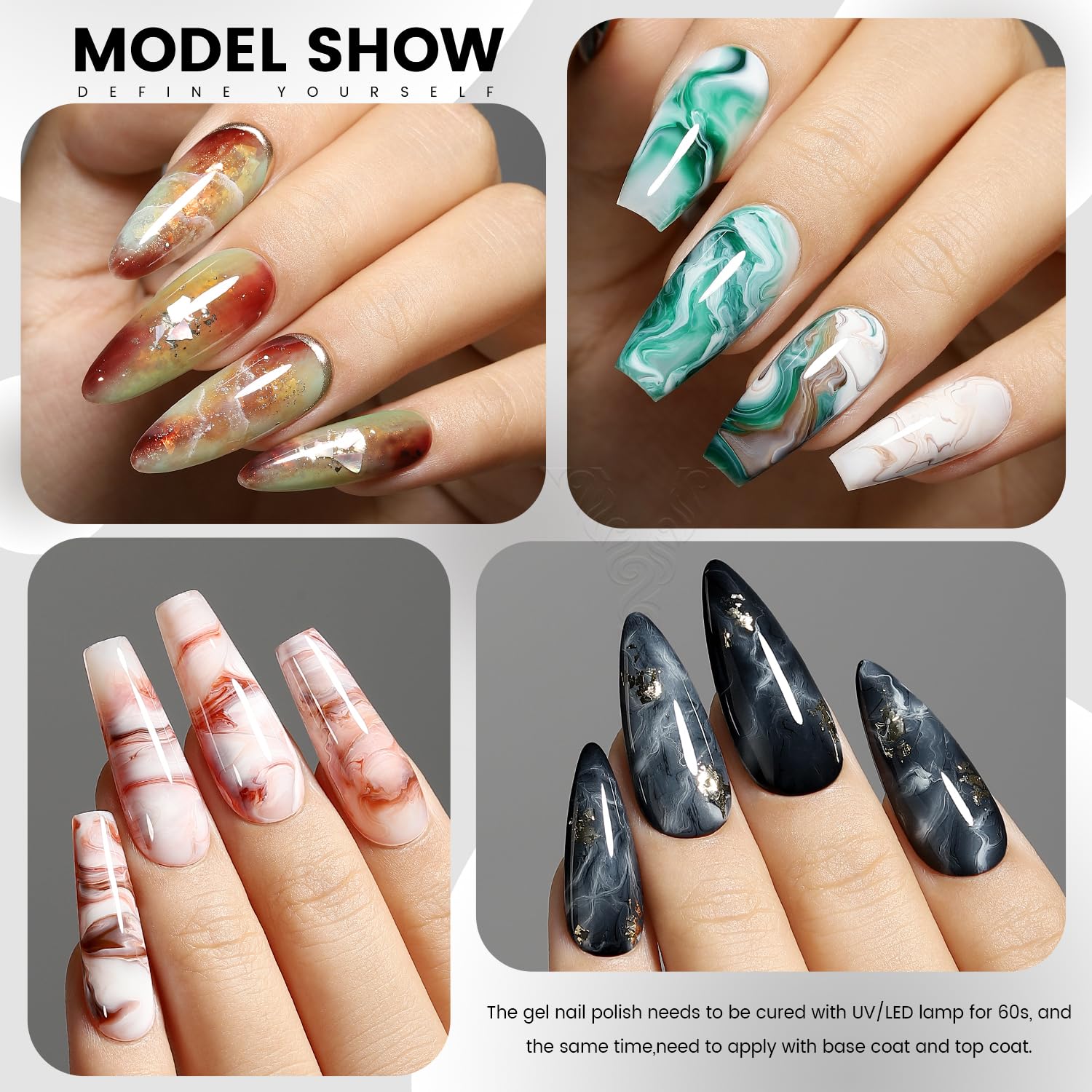 YOKE FELLOW 16ML Hema-Free Blooming Gel Nail Polish for Professional DIY Nail Art - Image 2