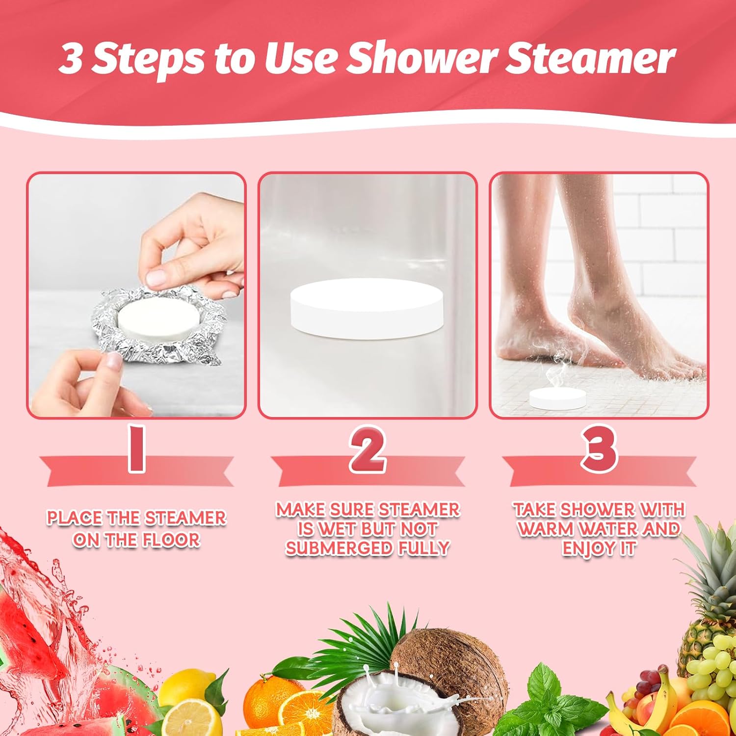 Shower Steamers Aromatherapy, 6 Packs Organic Essential Oil Shower Bombs, Valentines Day Gifts for Women Men, Birthday Gifts for Girlfriend Mom Wife - Image 6