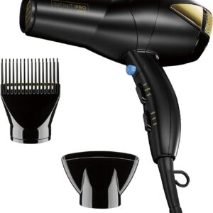 INFINITIPRO by CONAIR 1875 Watt Salon Hair Dryer for Coarse, Thick, Wavy, Curly, and Frizzy Hair