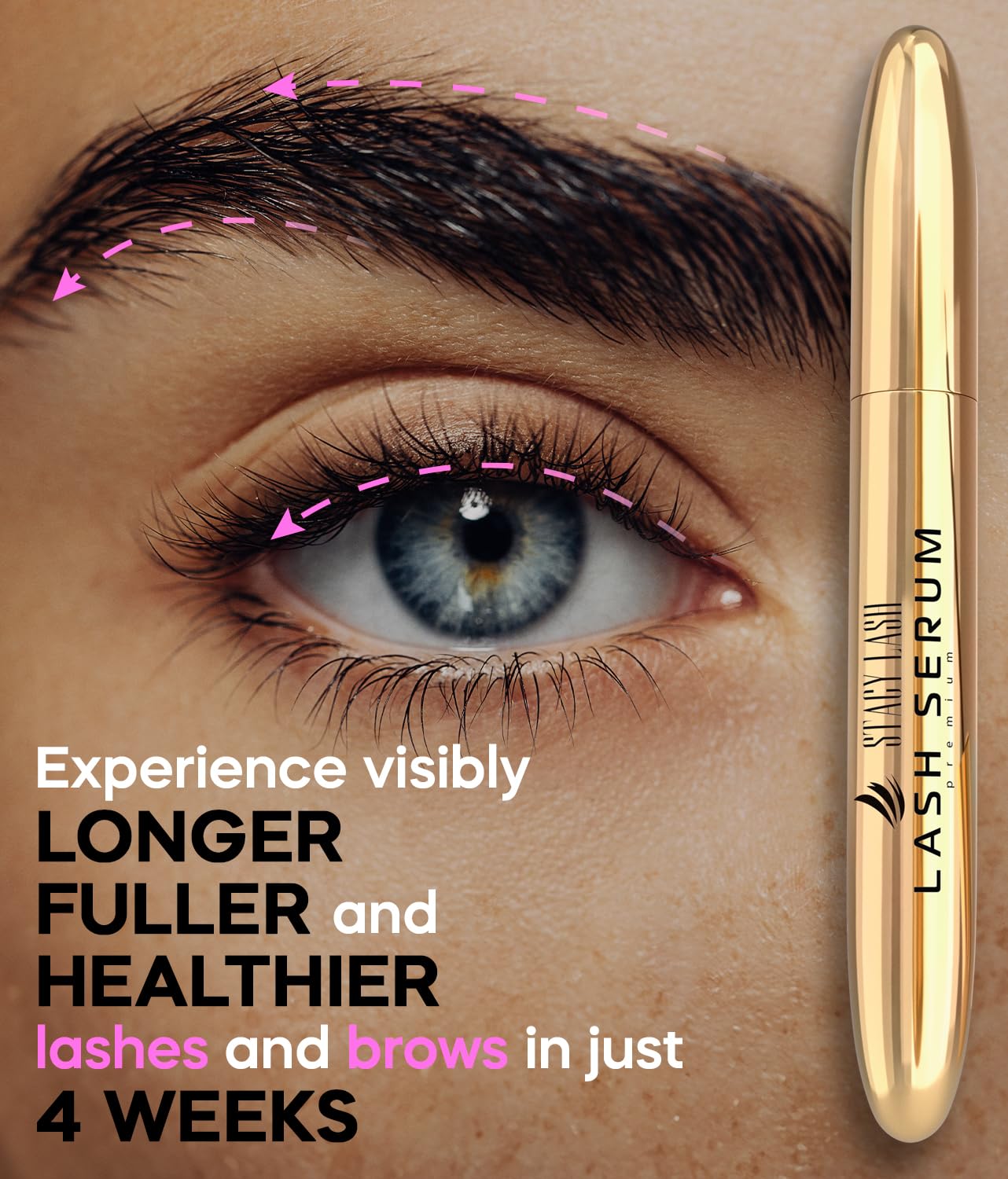 Stacy Lash Growth Serum (0.17fl.oz / 5ml) | Eyebrow & Eyelash Enhancing Serum for Natural Lashes & Brows - Image 6