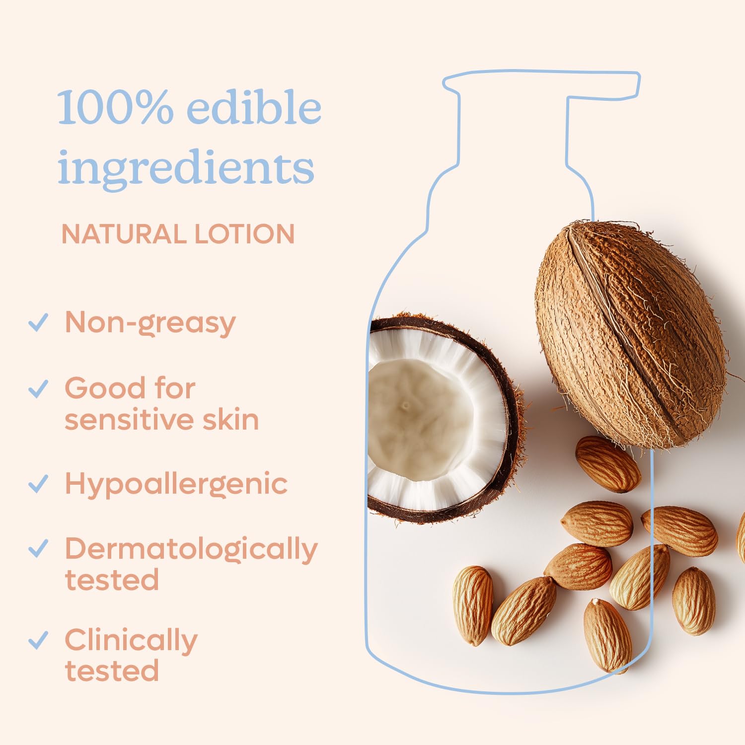 Organic Baby Lotion - 100% Edible Ingredients - The Safest All Natural Baby Moisturizer for Newborn Dry and Sensitive Skin - Non toxic - Eczema (Varying Packs) - Image 5