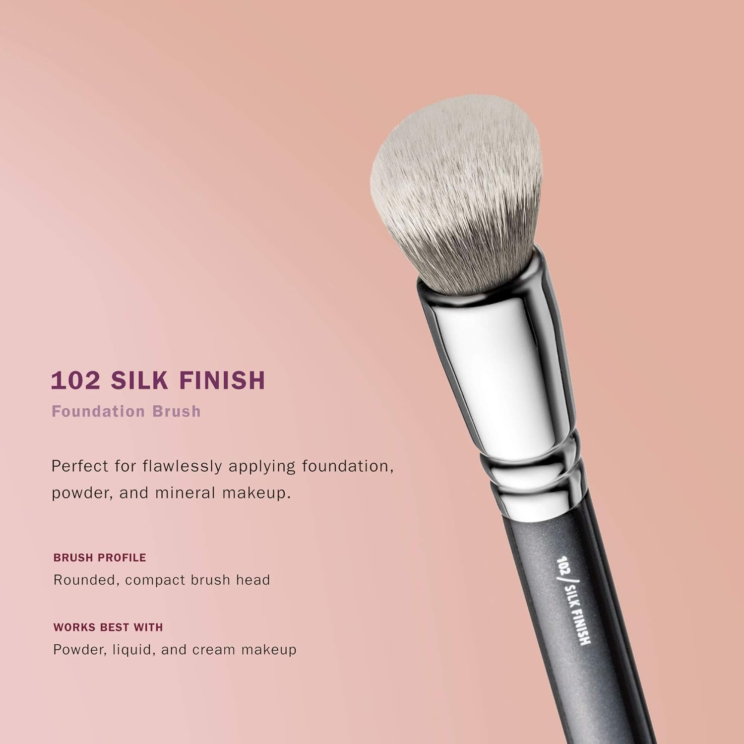 ZOEVA 102 Silk Finish Makeup Brush