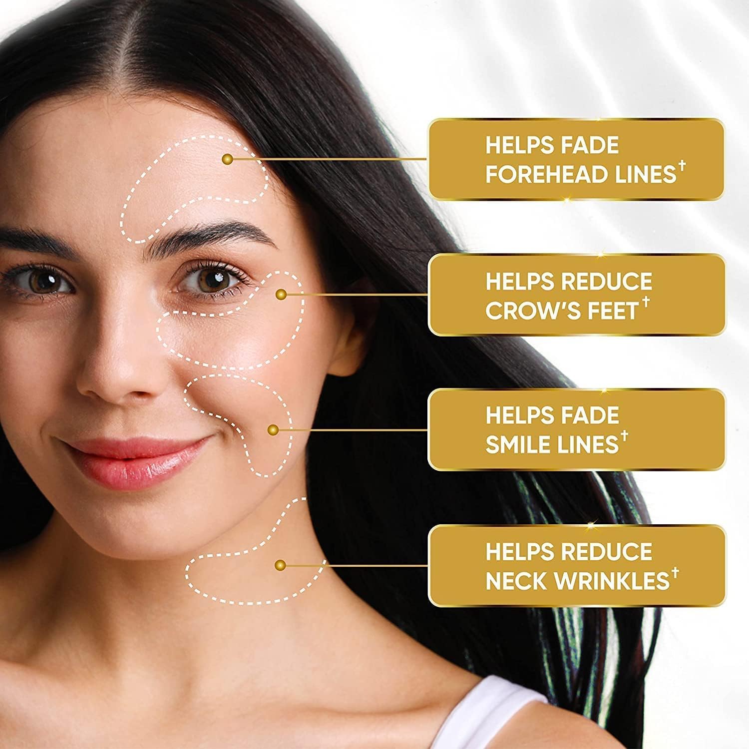 30 Pairs 24K Gold Eye Masks & Lip Masks, Crystal Collagen Gel Under Eye Patches for Puffy Eye, Moisturizing Cooling Skin Care Lip Eyes Patches for Puffiness and Dark Circles - Image 7