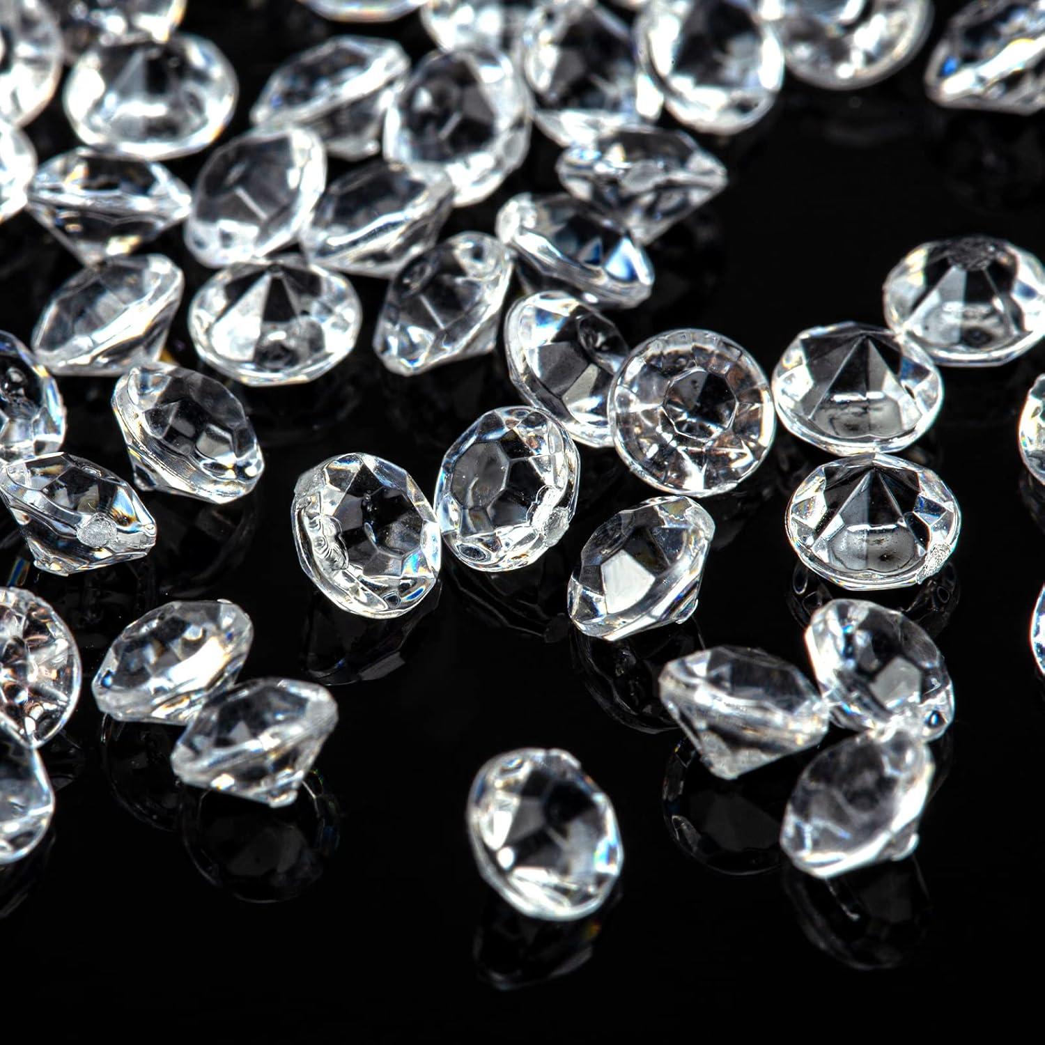 FUTUREPLUSX Fake Diamonds for Crafts, 10000 PCS Mini Clear Diamonds Decoration Acrylic Crystal Confetti Vase Fillers Table Scatter Gems for Wedding Party Home Decor - Image 8