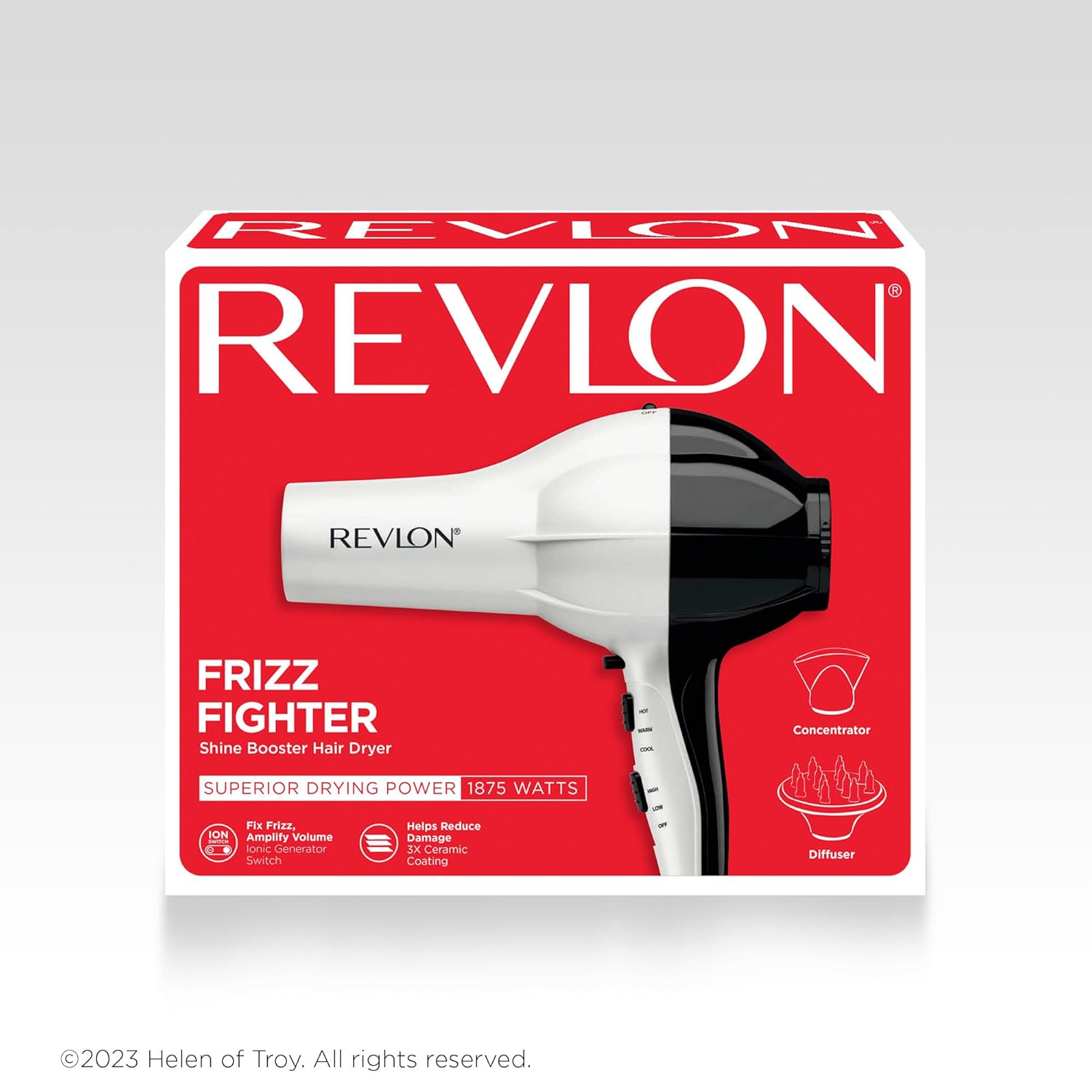Revlon Shine Booster Hair Dryer | 1875W Smooth Blowout and Maximum Volume - Image 7