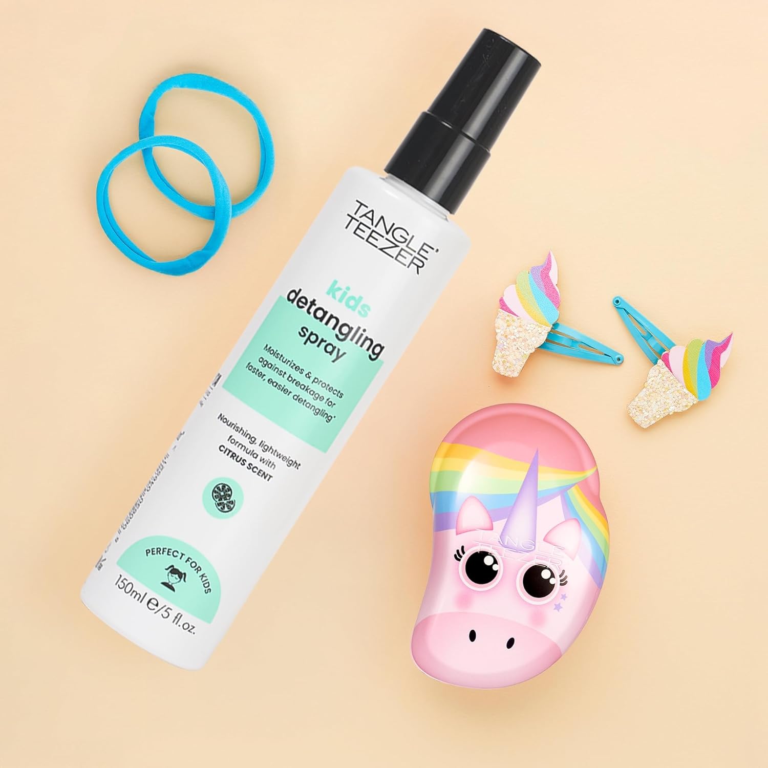 TANGLE TEEZER Hair Detangler Spray for Kids, Vegan and Sulfate-Free with a Fresh & Fruity Scent, for all Hair Types, 5 Fl Oz - Image 6
