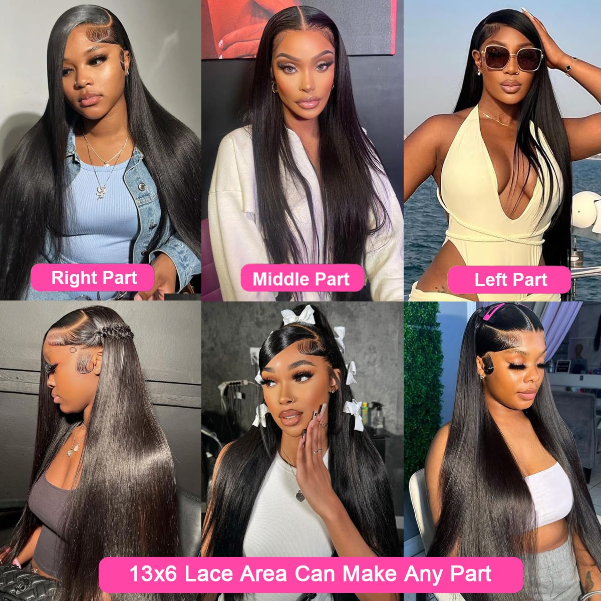30 Inch 13x6 Lace Front Wigs Human Hair 200 Density Straight HD Lace Front Wigs Human Hair Pre Plucked 13x6 Lace Frontal Straight Human Hair Wigs for Women Glueless Wigs Human Hair Natural Color - Image 7