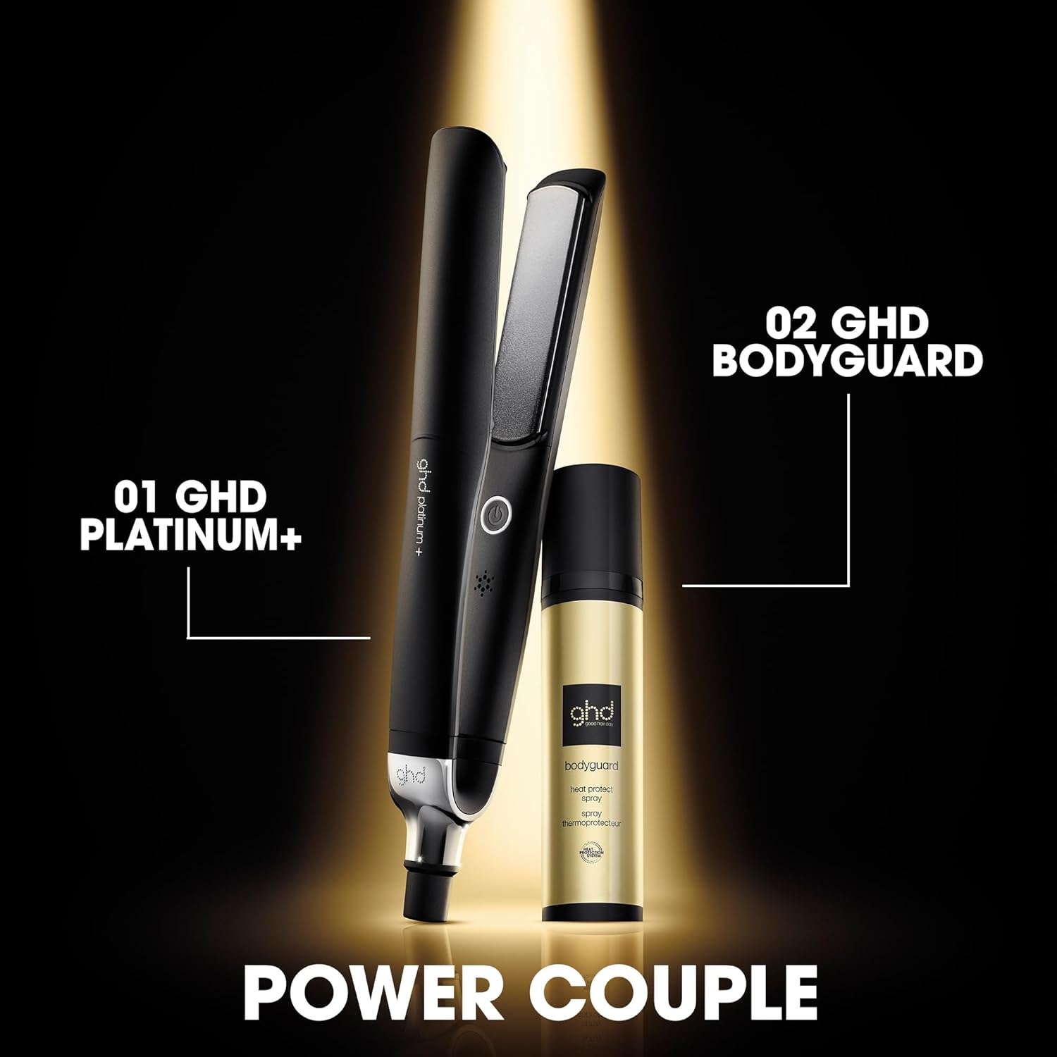 ghd Platinum+ 1-inch Ceramic Professional Hair Straightener for Stronger Hair Shine Protection - Image 8