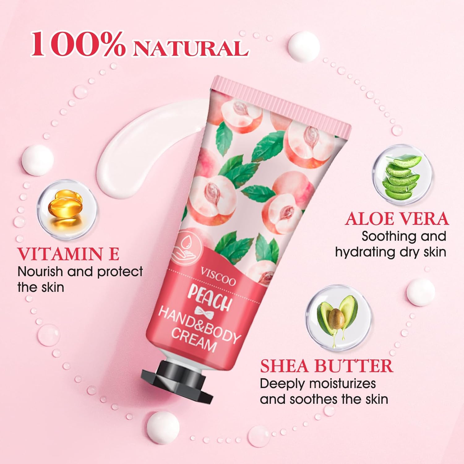 7 Pack Hand Cream Gifts Set for Women,Teacher Appreciation Gifts,End of Year Teacher Gifts,Graduation Gifts,Bridesmaid Gifts,Mom Gifts,Thank You Gifts,Moisturizing Hand Lotion Travel Size - Image 2
