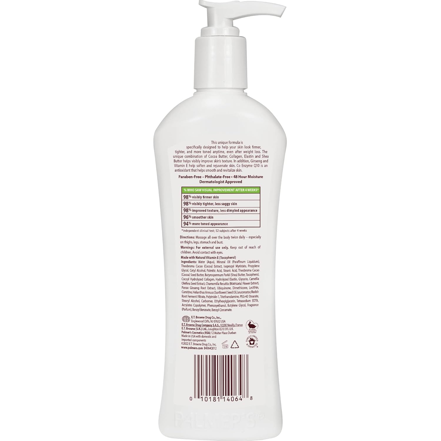 Palmer's Cocoa Butter Formula with Vitamin E + Q10 Firming Butter Body Lotion, Postpartum Essentials Skin Care, Shea Butter, Collagen and Elastin, 10.6 Fl Oz - Image 6