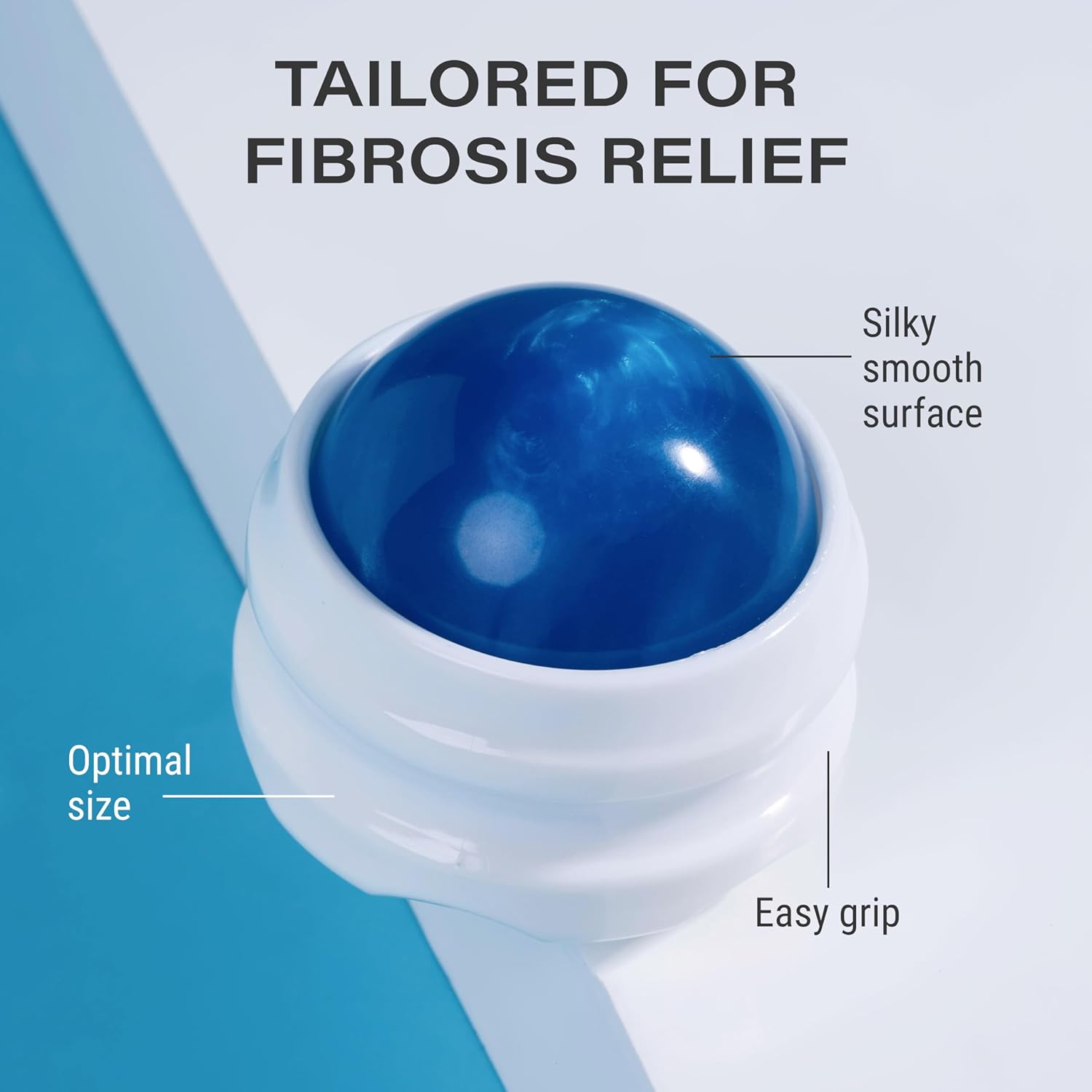 Lymphatic Drainage Massager, Massage Roller Ball, Fibro Roller for Fibrosis Treatment, Liposuction, 360 Lipo, Tummy Tuck & BBL Post Surgery Recovery, Body Roller - Image 3