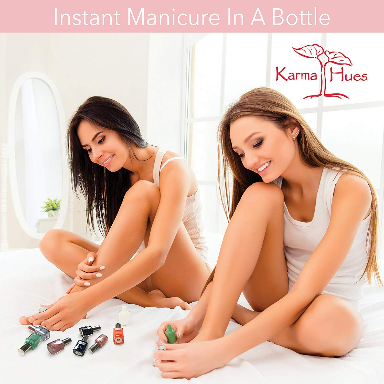 Karma Organic Nail Polish - Quick Dry Nail Lacquer, Non-Toxic, Vegan,and Cruelty-Free Nail Paint Art for Adults & Kids-No Toluene,No Formaldehyde,No DBP,and Free of TPHP With a Whisper,14mL-0.47fl.oz - Image 7