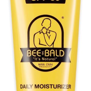 Bee Bald SMOOTH PLUS Head & Face Moisturizer with SPF 30 Sunscreen Lotion Protecting Skin From Harmful UVA/UVB Rays While Hydrating, Moisturizing and Toning, 1.7 Fl Oz