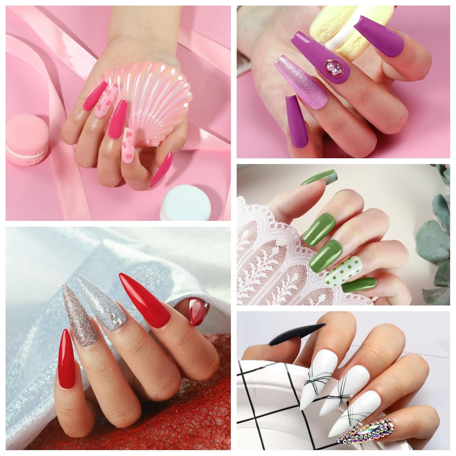 53PCS Gel Nail Polish Kit with U V light and Drill Starter Kit, 35 Colors Gel Polish Set 5pcs Top Base Coat Spring Neutral Colors Professional Nail Lamp Complete Gel Manicure Kit Gifts for Women - Image 2