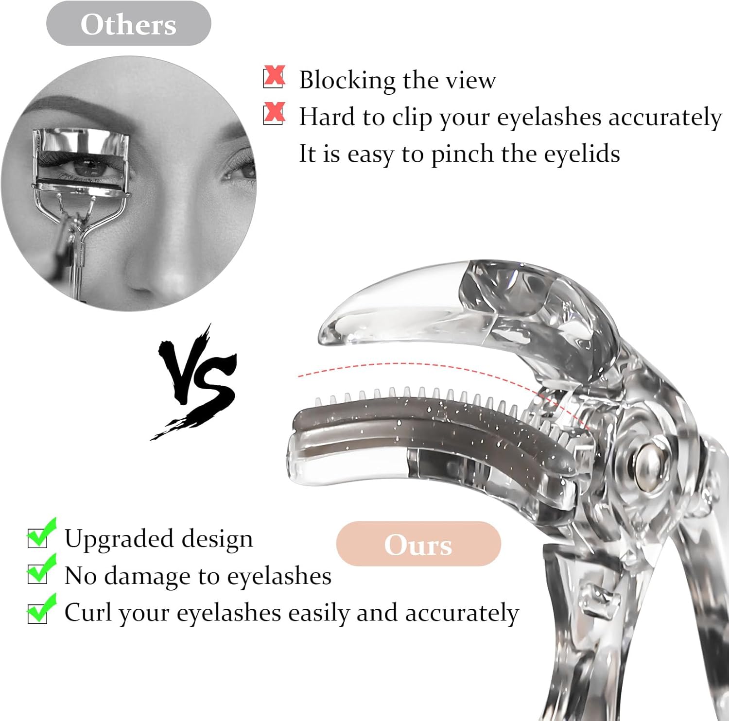 Transform Your Lashes in Seconds with Our Best-Selling Eyelash CurlerEyelash Curlers, New Eye Lash Curler Best Seller with Silicone Replacement Pads, Cute Eyelash Curler - Image 4