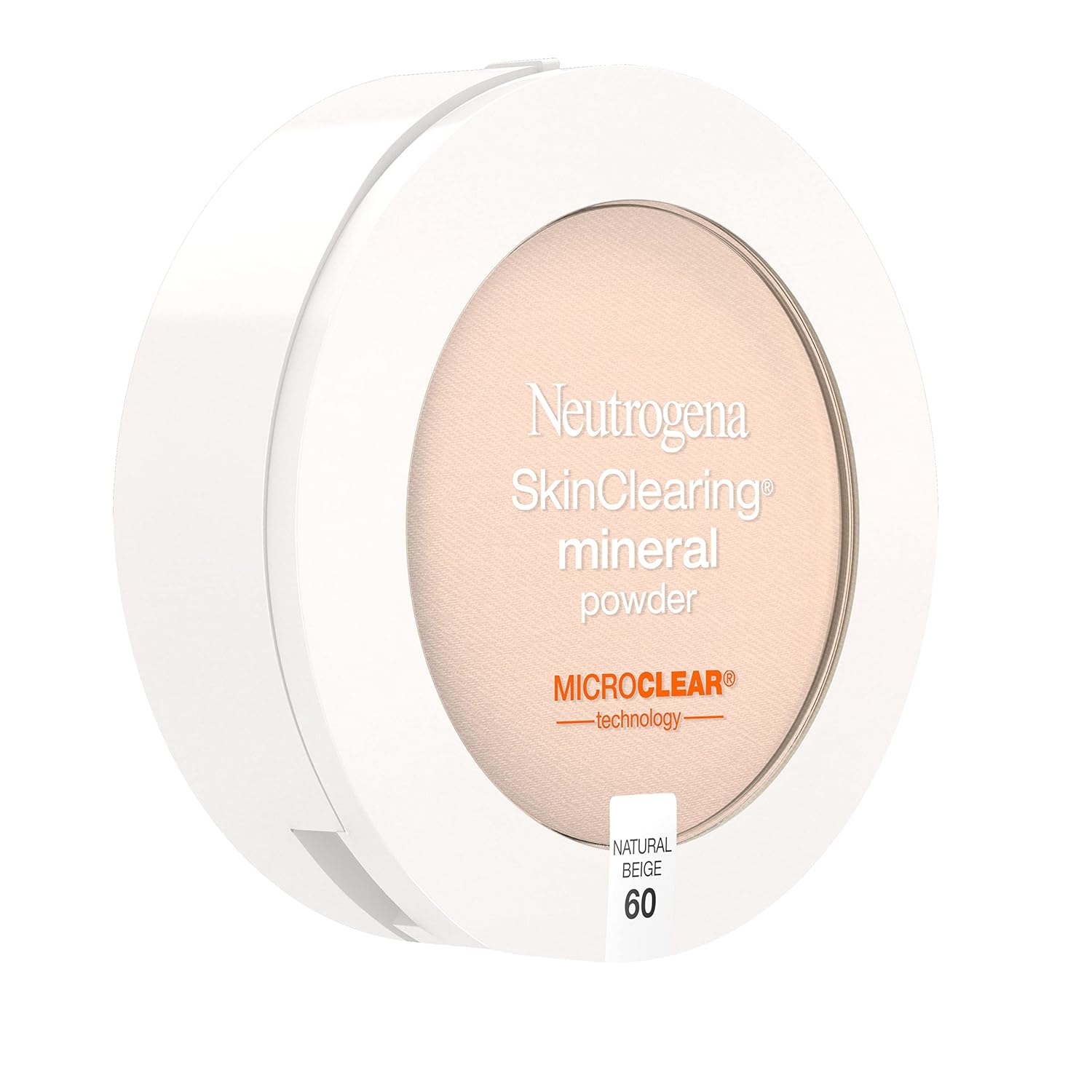 Neutrogena SkinClearing Mineral Acne-Concealing Pressed Powder Compact, Shine-Free & Oil-Absorbing Makeup with Salicylic Acid to Cover, Treat & Prevent Breakouts, Natural Beige 60,.38 oz (Pack of 2) - Image 11