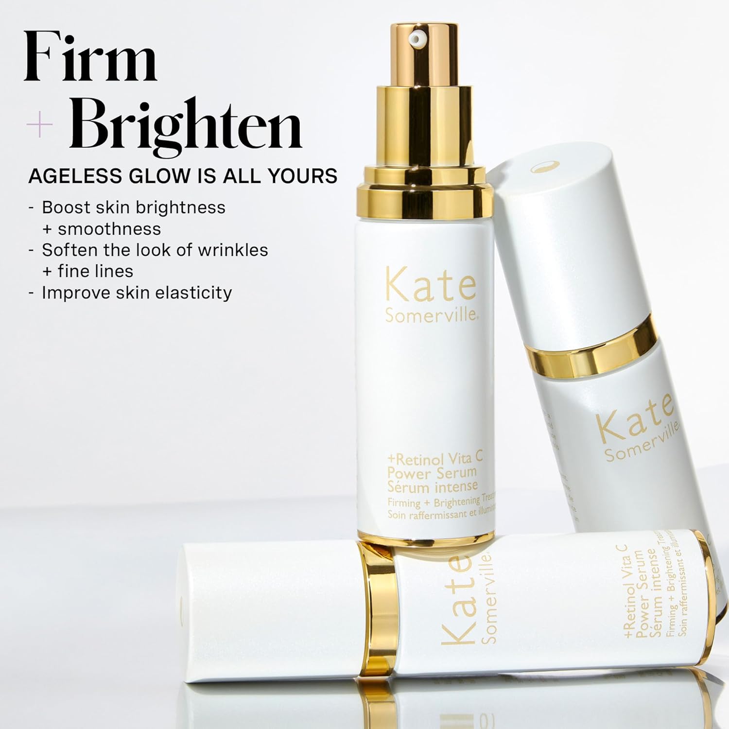 Kate Somerville Retinol Vita C Power Serum – Anti-Aging Skin Firming Treatment Clinically Proven to Brighten and Smooth Lines and Wrinkles, 1 Fl Oz - Image 3