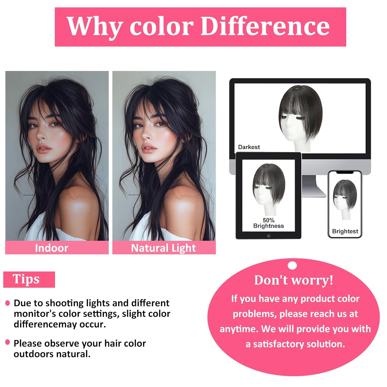 Hair Toppers for Women Real Human Hair, Upgrade Base Seamless 360ยฐ Cover 3D Wispy Clip in Bangs Toppers Hairpieces for Women with Thinning hair Dark Brown Short Topper - Image 9