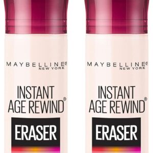 Maybelline Instant Age Rewind Eraser Dark Circles Treatment Multi-Use Concealer, Cool Ivory, 0.2 Fl Oz (Pack of 2) (Packaging May Vary)
